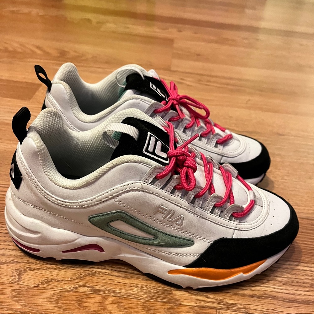 Feels like brand new. Wore once. Size 10